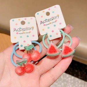 Children's rubber band cute head rope